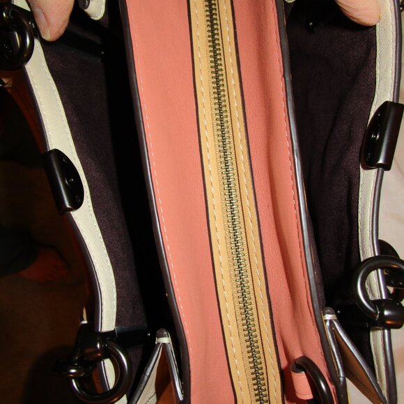 Coach Dreamer Colorblock Satchel - Picture 6 of 16